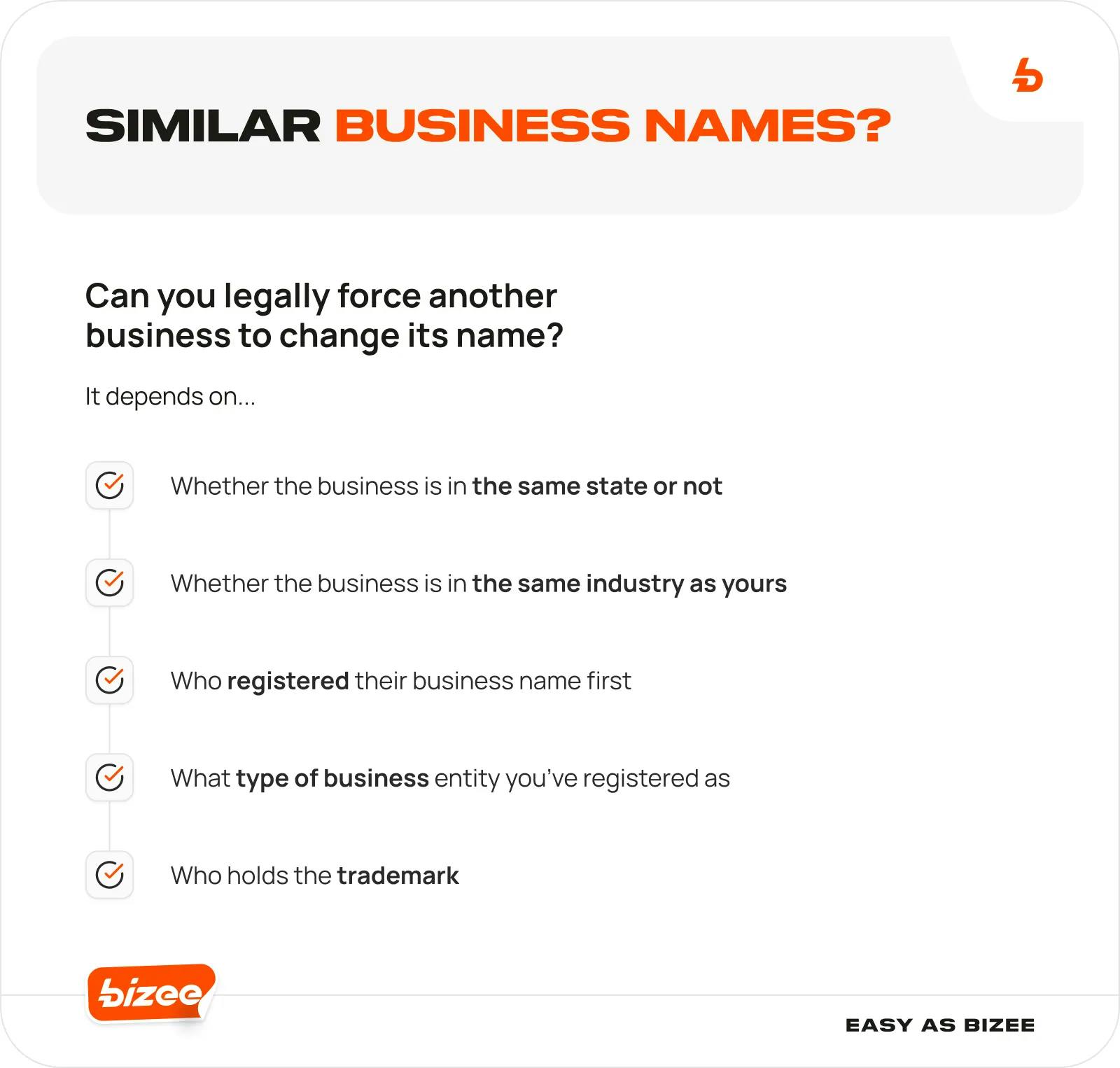 Similar Business Names