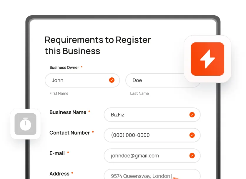 Requirements to Register this Business