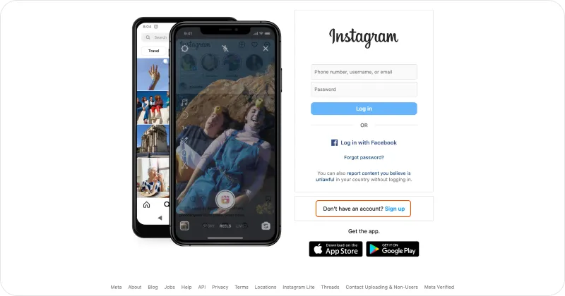 Img 1. How to set up an Instagram account