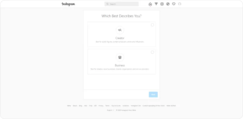 Img 6. How to set up an Instagram account