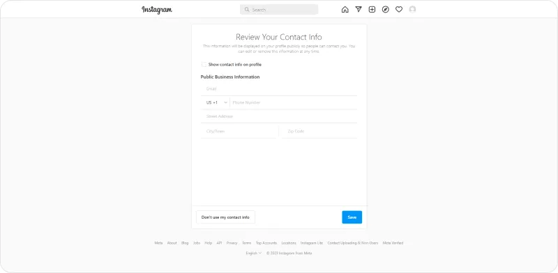 Img 9. How to set up an Instagram account